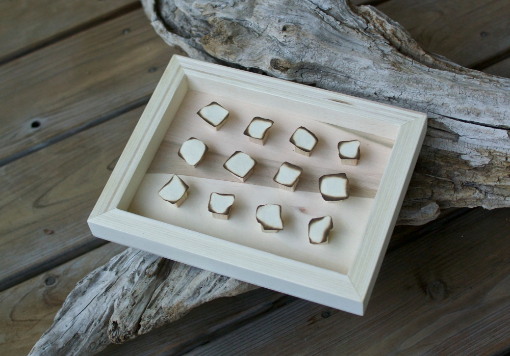 code-001　アッサンブラージュ／キューブ（木）＋和紙