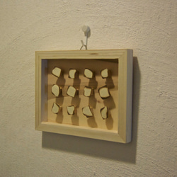 code-001　アッサンブラージュ／キューブ（木）＋和紙 5枚目の画像