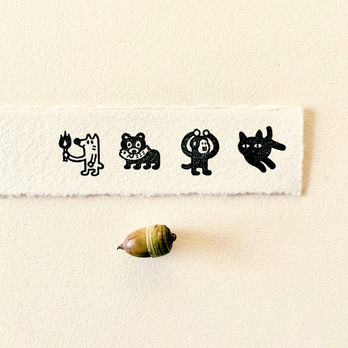 けしごむはんこ＊まちゃこオーダー けしごむはんこ＊まちゃこオーダー 楽天市場】落款 セミオーダー
