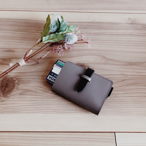 Mini Card Wallet】アルミスライドカードケース＋お財布