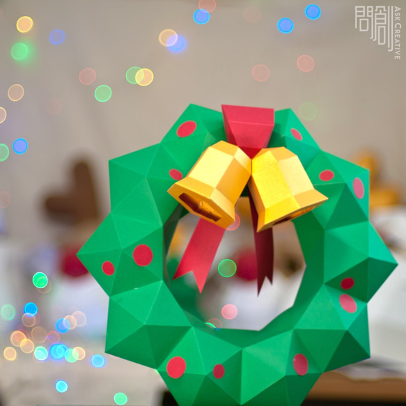 問創Askcreative DIYペーパークラフト クリスマスシリーズ-  ミストレット 第1張的照片
