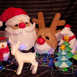 問創Askcreative DIYペーパークラフト クリスマスシリーズ-  ミストレット 第4張的照片