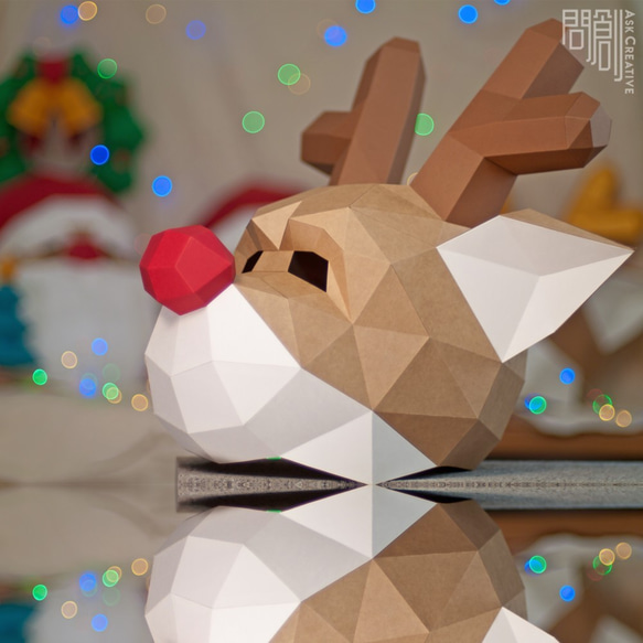 Askcreative DIY ペーパークラフトクリスマススリーズ