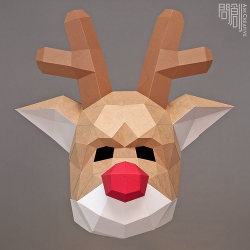 Askcreative DIY ペーパークラフトクリスマススリーズ