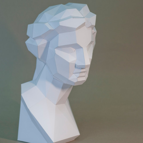 DIY 手作り 3D ペーパー モデル 石膏像 彫刻シリーズ - 石膏像