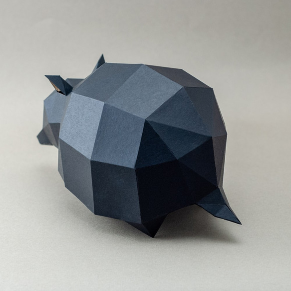 DIY手作3D紙模型擺飾 小動物系列 - 犰狳 (4色可選) 第4張的照片