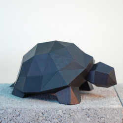 DIY手作3D紙模型擺飾 小動物系列 - 烏龜 (4色可選) 第1張的照片