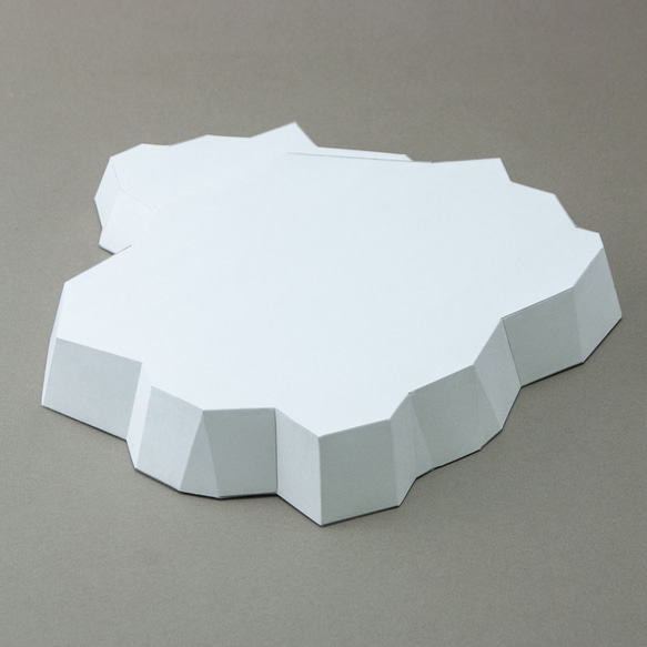 DIY手作3D紙模型擺飾 配件系列 極地冰山底座 (4色可選) 第4張的照片