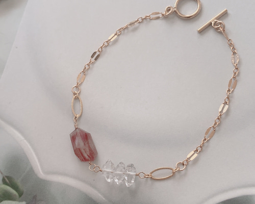 14kgf アンデシンブレスレット♡ ✳︎14kgf✳︎アンデシンのブレスレット ブレスレット PoPo 通販