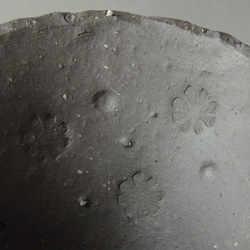 無釉陶器のコーヒードリッパー -野の花- １つ穴 (1〜3杯用) 6枚目の画像