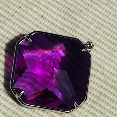 霊性UP⚡ インドネシア産アンダラクリスタル「ディ―ル✞」ペンダント