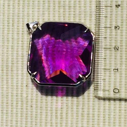 霊性UP⚡ インドネシア産アンダラクリスタル「ディ―ル✞」ペンダント