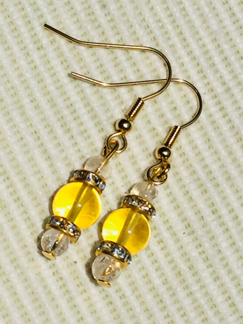 アンダラクリスタル　「一番星」　ピアスかイヤリング(^_-)-☆