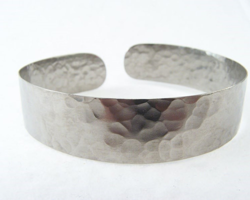 確認用 未開封、一粒ストーンバングル プラチナカラー 弄り 