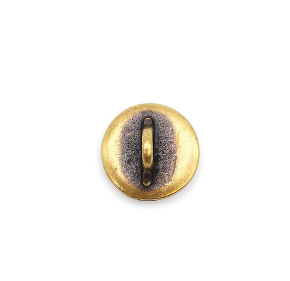 ダリアラウンドボタン　合金、真鍮　黒染め加工　2つ　ABUTTONLL 3枚目の画像