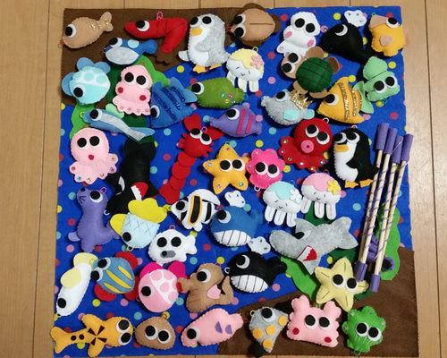大漁フェルトのお魚釣りセット⭐︎１００匹 大漁フェルトのお魚釣りセット100匹｜Yahoo!フリマ（旧PayPay