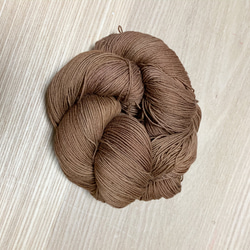 刺し子糸-20/4  ブラウン　180m 2枚目の画像