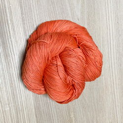 刺し子糸-20/4  オレンジ　180m 1枚目の画像