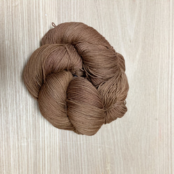 刺し子糸-20/4  ブラウン　180m 1枚目の画像