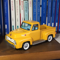 木製ミニカーフォードトラックF-100 その他置物 コスモズ