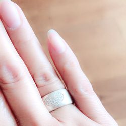 ✧Silver925 ✧ Heart Pave Ring 9枚目の画像