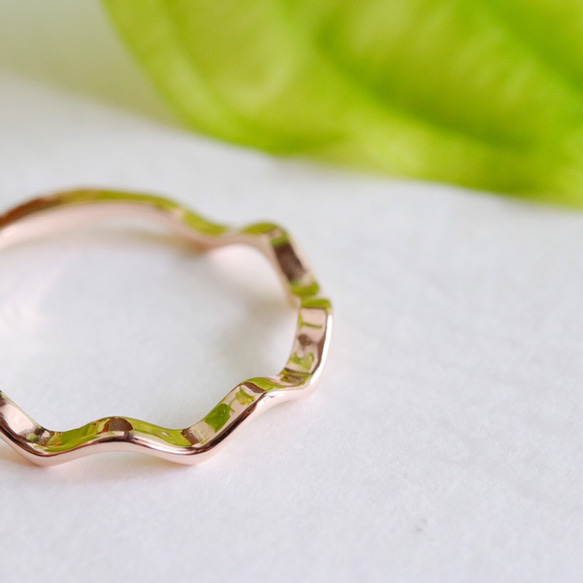 ✧K10YG✧ Frill Ring 1枚目の画像