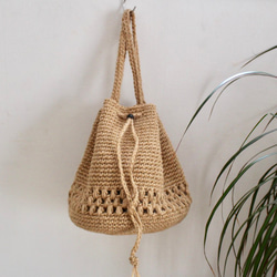 麻紐2wayカゴバック(Mサイズ) かごバッグ strike 通販 7301146｜Creema