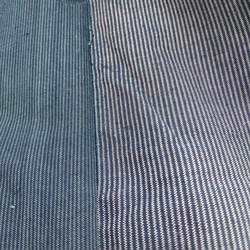 着物リメイク　いろいろ縞紬のスカート(裏地付き) 5枚目の画像