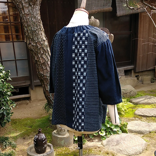 着物リメイク 絣のブラウス ブラウス 古布華 通販 8847008