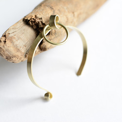環形手鐲 A 黃銅 金黃銅 第6張的照片