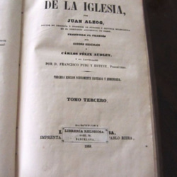 19世紀の宗教書 Book194 "Historia universal de la Iglesia" 4枚目の画像