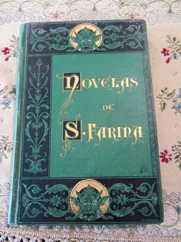 19世紀のお話の本　Book180 "Novelas de S.Farina"　sold out! 1枚目の画像