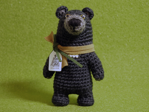 ツキノ輪クマ魔除けアンテーク 楽天市場】ツキノワグマ クマ シャイニーシルバー オブジェ