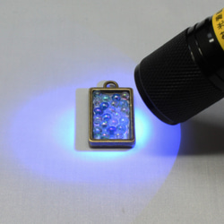 日本製：UVレジン硬化用 LED 1灯 UVライト ボディ色ブラック 5枚目の画像