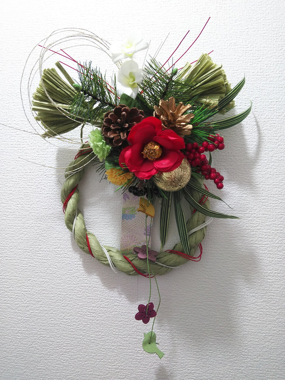 マチャケ •*¨*•.¸♬︎お正月飾り お正月しめ縄飾り しめ縄・しめ飾り flower's-k 通販 10718727｜Creema