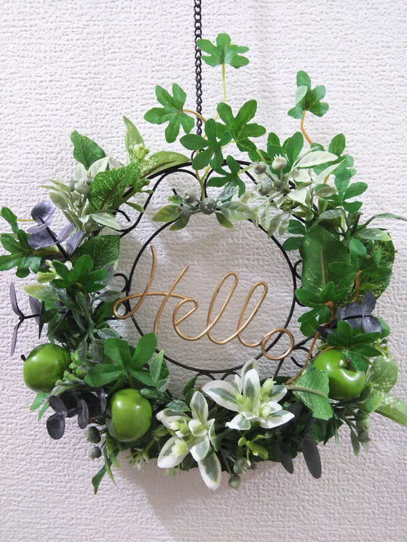 グリーンリース リース flower's-k 通販 12132293｜Creema(クリーマ)