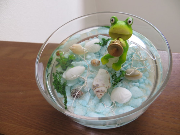 ラッパを吹くカエル ラッパを吹くカエル