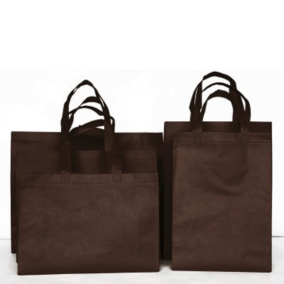 ●●専用出品●● 受注生産の作品です。 不織布バッグ(角底) 100枚入 W40 xH30xD10cm 名入れ可 即納 トート