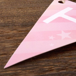 【送料無料】バースデーガーランド ミニ twinkle_peach-sparkle 5枚目の画像