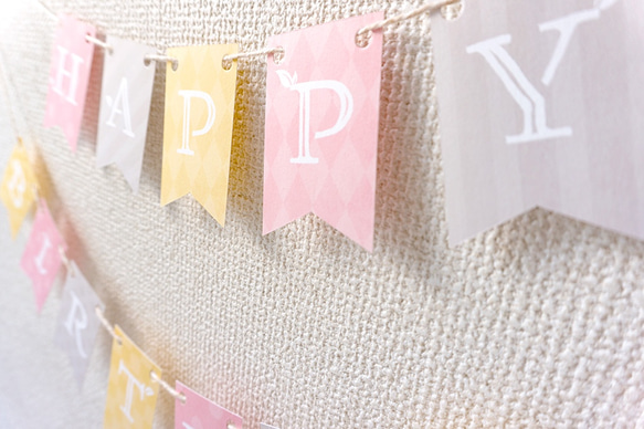 バースデーガーランド ミニ leaf_afternoon 2枚目の画像