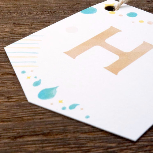 バースデーガーランド ミニ water_flag ガーランド IRODORI 通販