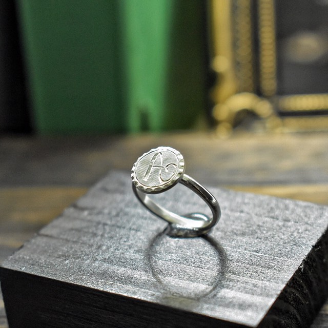 指輪・リング mae Mother Ring_matte(2石)｜誕生石マザーリング｜cobaco for baby