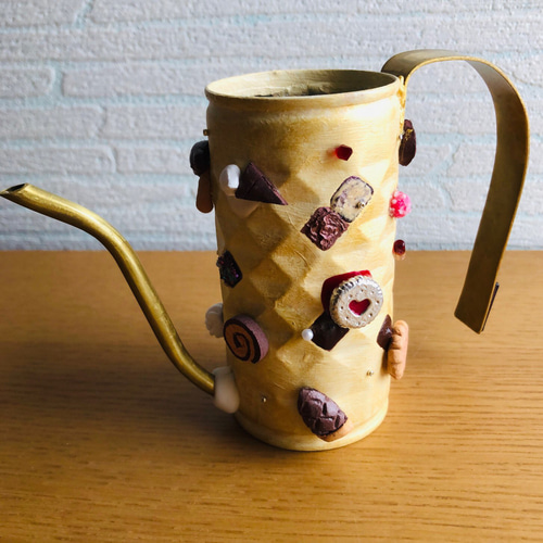 リメイク缶ミニジョウロ 