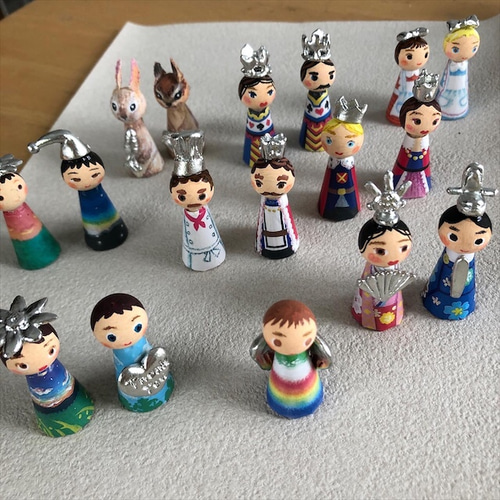 クリスマスの天使 錫のこびとシリーズ その他人形 工房HARUBARU 通販