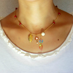 vintage station necklace 2枚目の画像