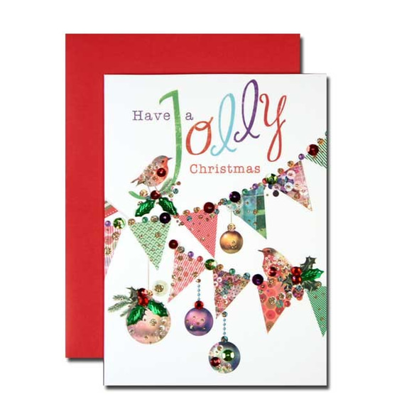 クリスマスカード 「スパンコール ノエル」 14 バナー 16xmas-002bis