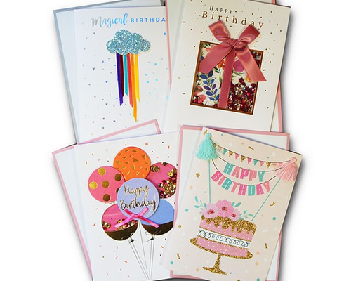 バースデーカード 「オートグラフ」 61 四点セット AL auto-61