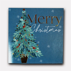 クリスマスカード　「スパークル」　63 　クリスマスツリー  xm-1151 2枚目の画像