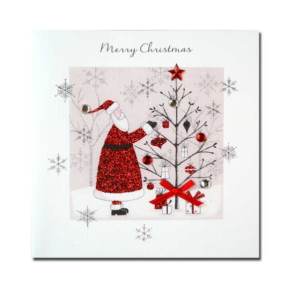 クリスマスカード　「霜の感触」　10   四点セット　D  16xmas-75 2枚目の画像