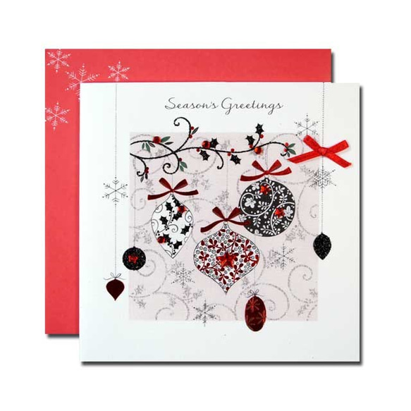 クリスマスカード　「霜の感触」　10   四点セット　D  16xmas-75 4枚目の画像